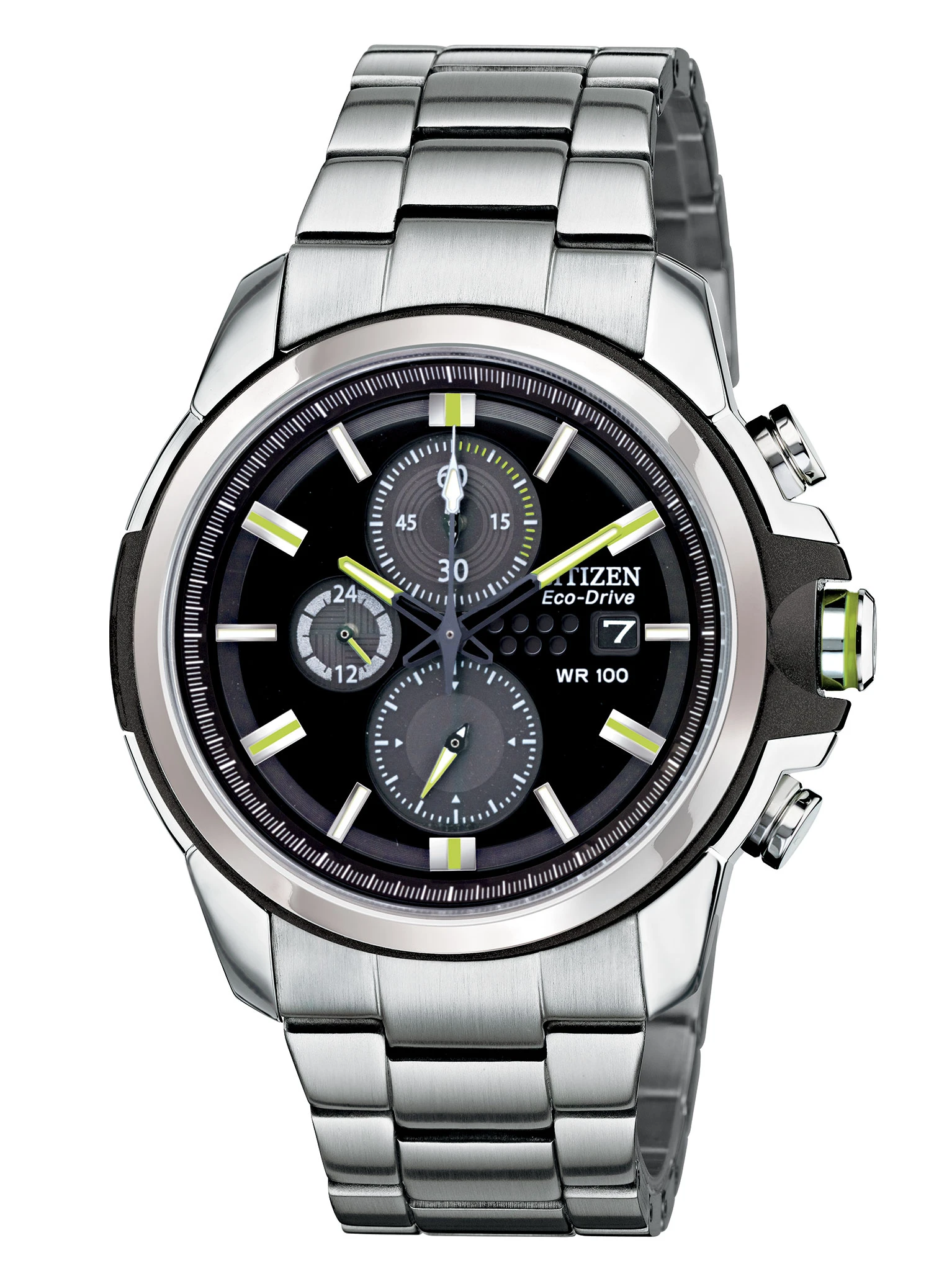 Sport Casual Black Dial Stainless Steel Bracelet CA0428-56E | CITIZEN